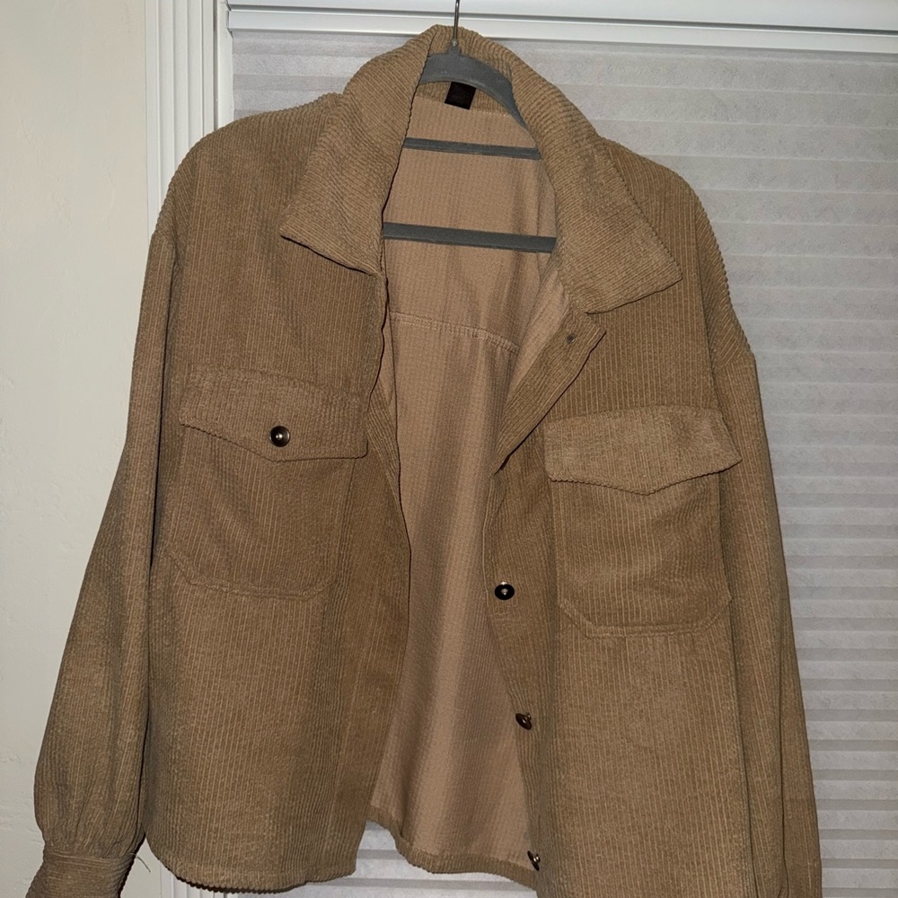 Tan Corduroy Jacket